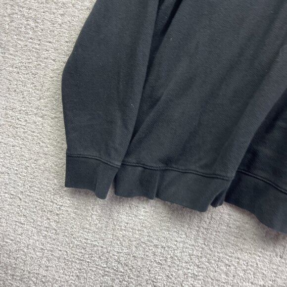 Levi's Graphic Sweatshirt Pullover Women Sz S Black w/ Classic Retro White Logo - Picture 11 of 13